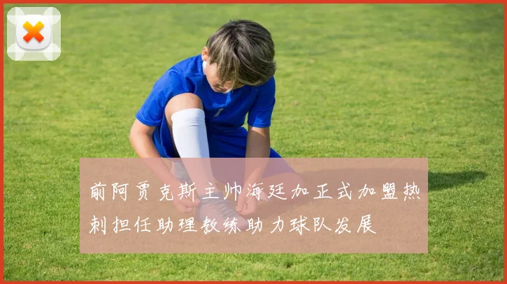 前阿贾克斯主帅海廷加正式加盟热刺担任助理教练助力球队发展